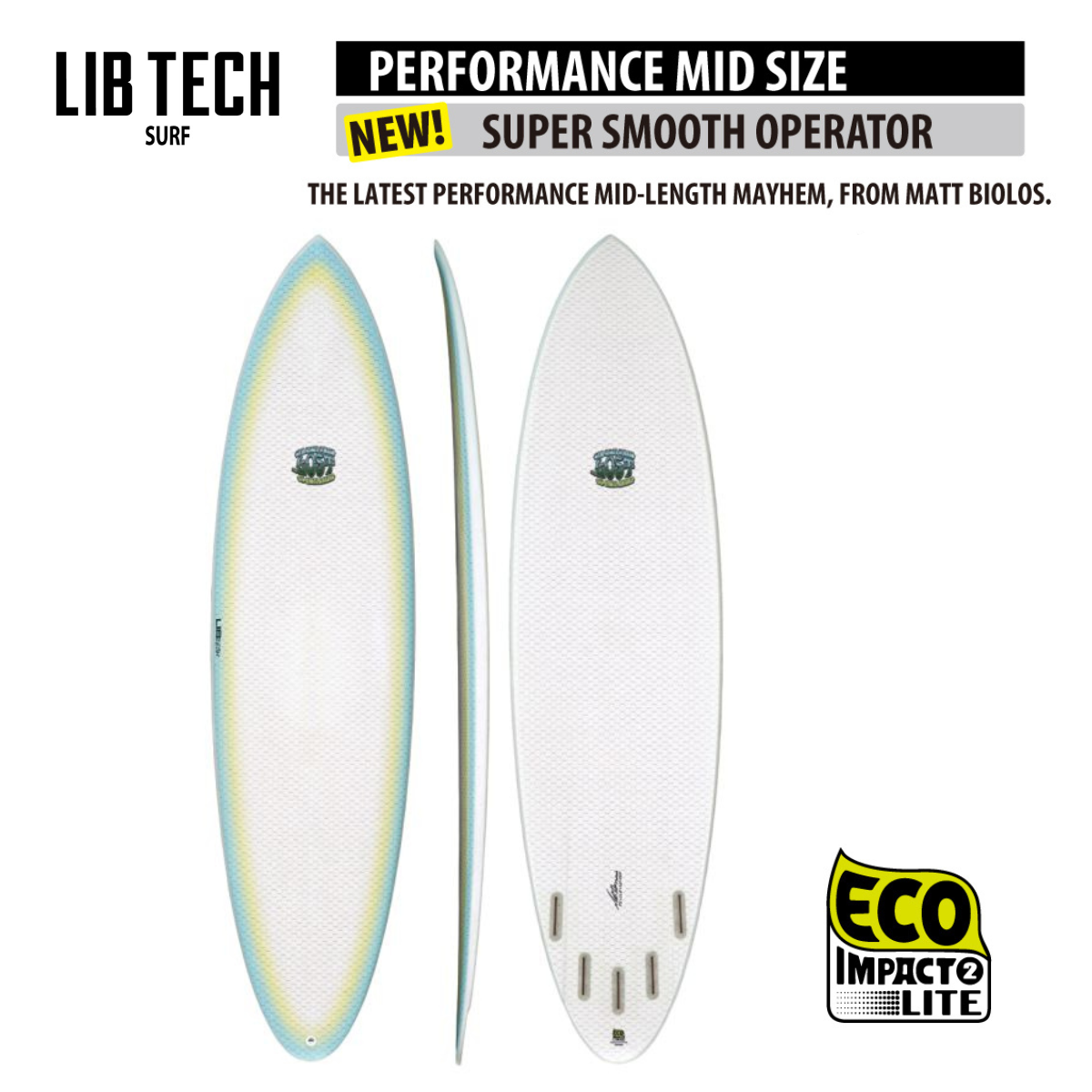 LIBTECH SURFBOARD SUPER SMOOTH OPERATOR/リブテック サーフボード スーパースムースオペレーター