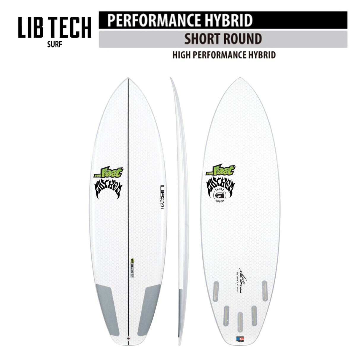 LIBTECH SURFBOARD SHORT ROUND/リブテック サーフボード ショートラウンド