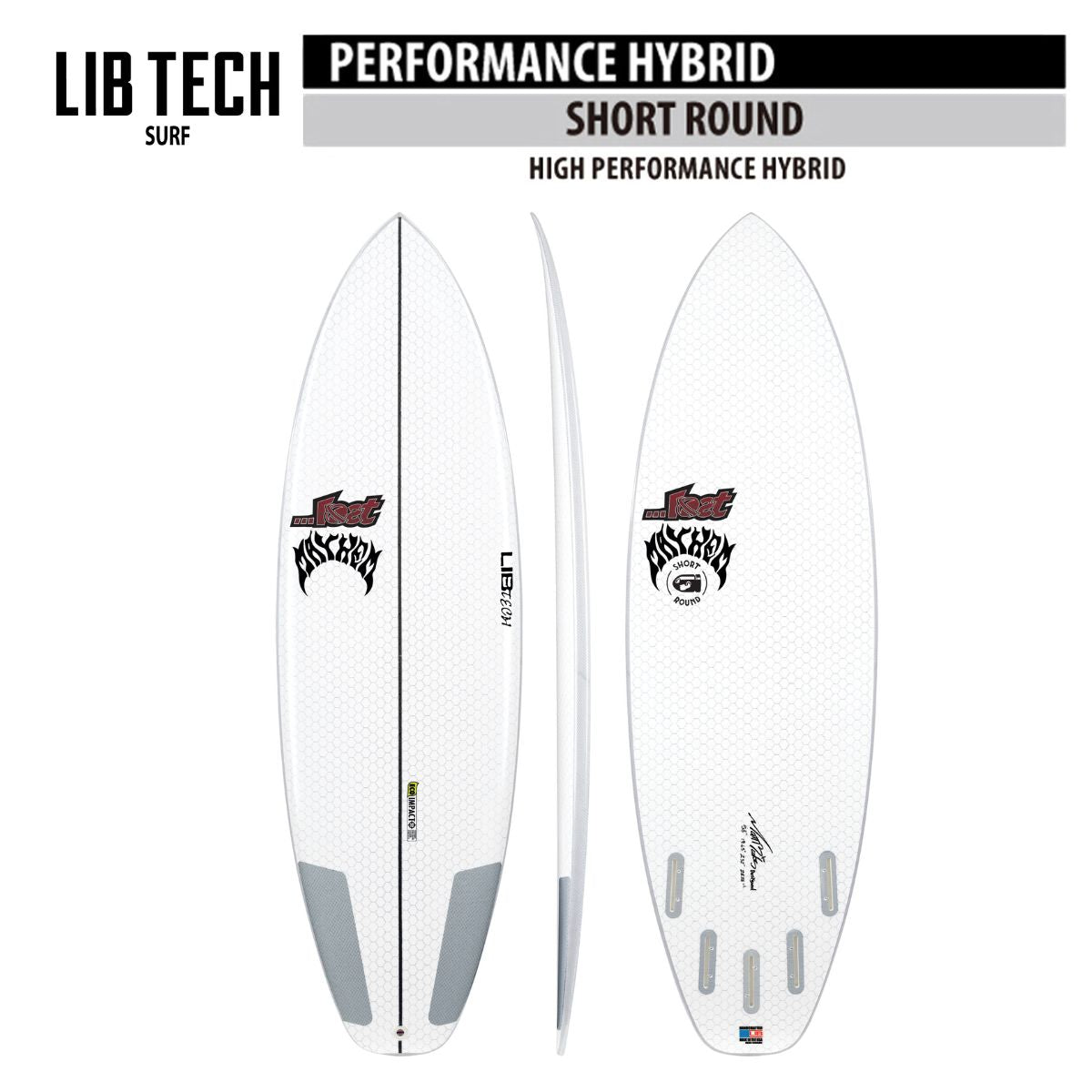 LIBTECH SURFBOARD SHORT ROUND/リブテック サーフボード ショートラウンド