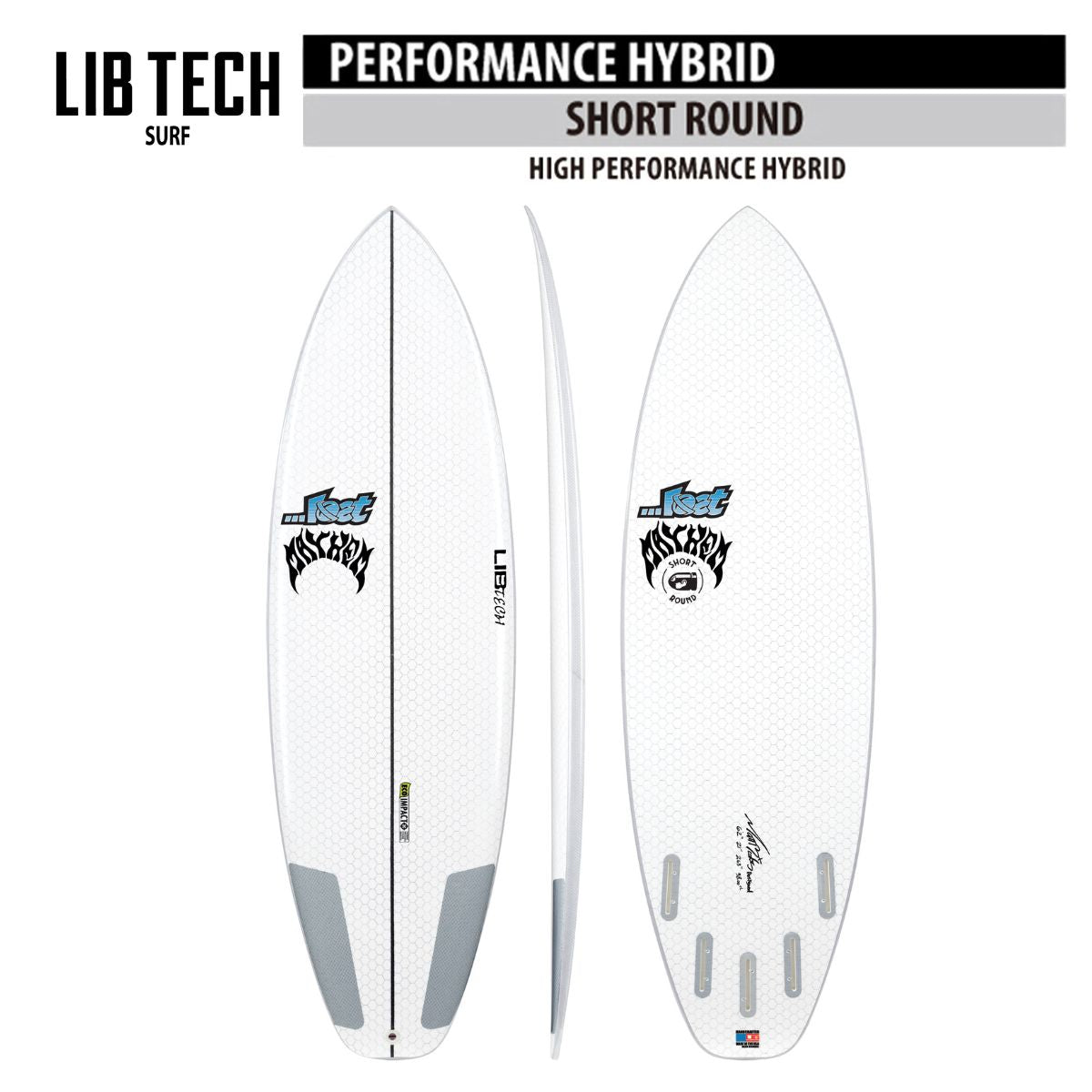 LIBTECH SURFBOARD SHORT ROUND/リブテック サーフボード ショートラウンド
