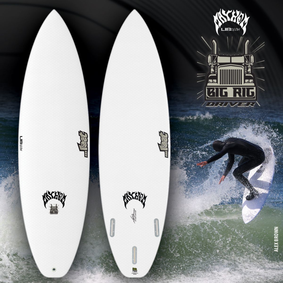 LIBTECH SURFBOARD BIG RIG DRIVER / リブテック サーフボード ビッグ リグ ドライバー