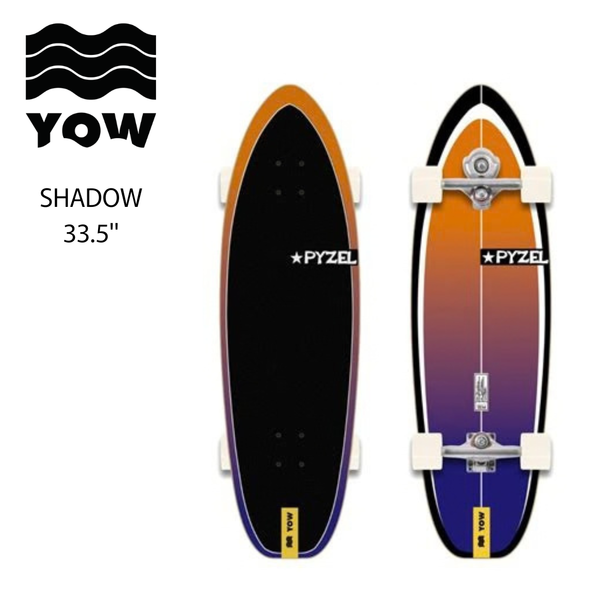 YOW Surfskate SHADOW 33.5"