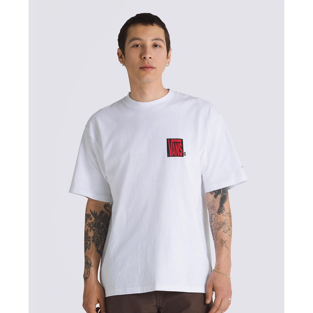 VANS SKATE AVE SS TEE White / ヴァンズ スケートエーヴィーィー 半袖Tシャツ 白