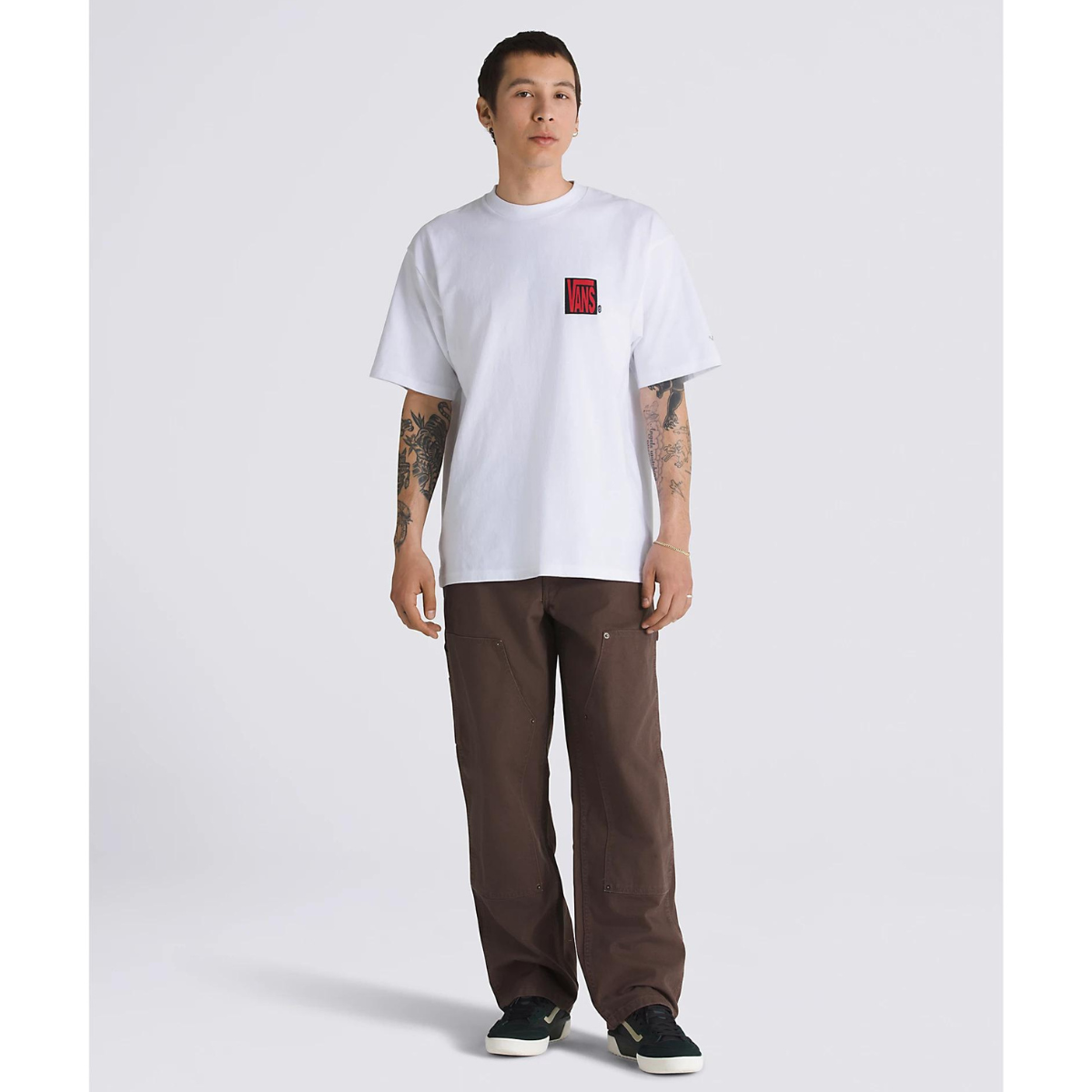 VANS SKATE AVE SS TEE White / ヴァンズ スケートエーヴィーィー 半袖Tシャツ 白