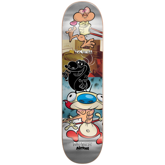 ALMOST DECK YOUNESS REN&STIMPY ROOMMATE R7 8.25"x32.0"
