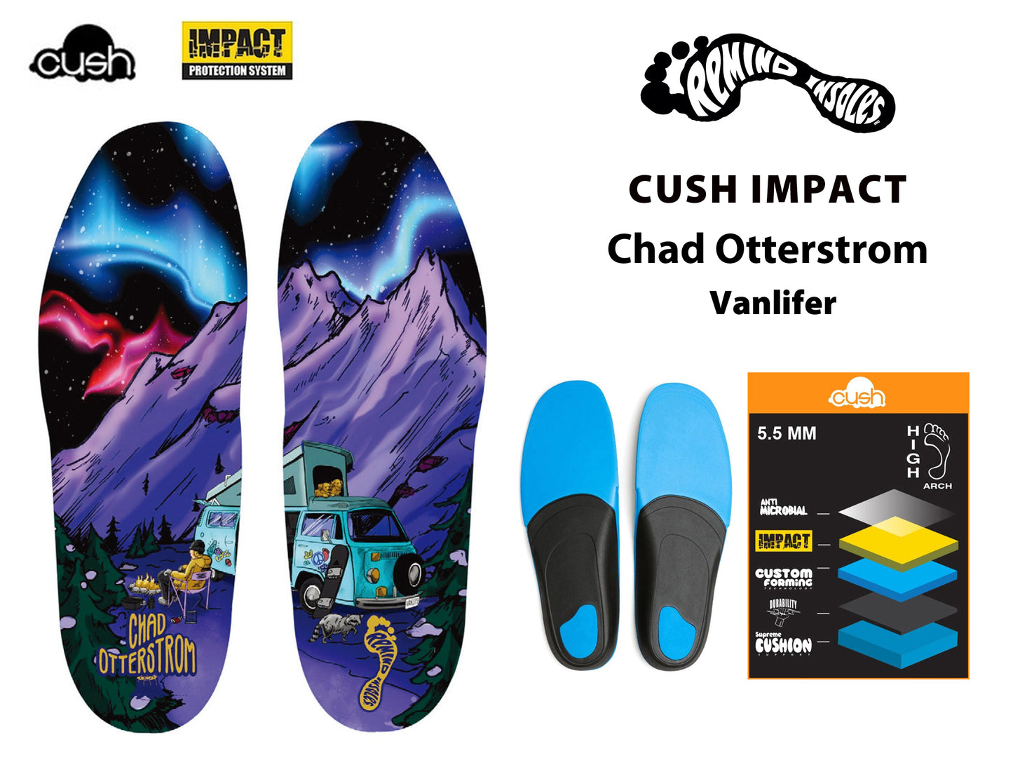 REMIND INSOLES CUSH IMPACTシリーズ