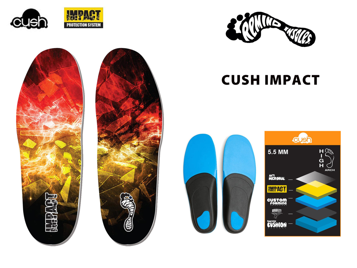 REMIND INSOLES CUSH IMPACTシリーズ