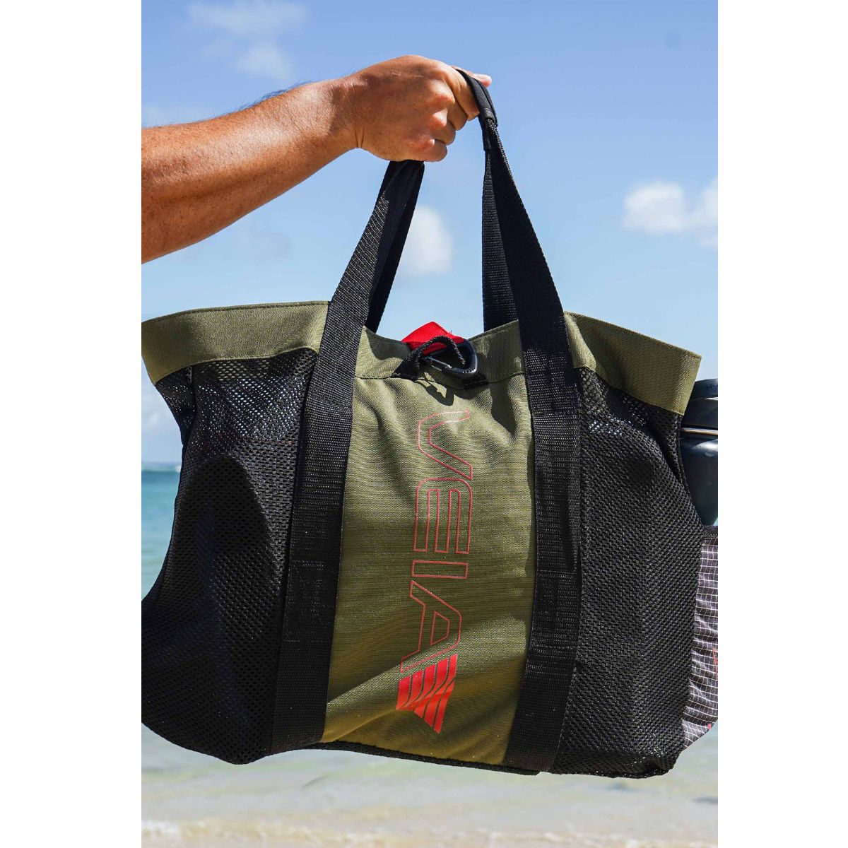 VEIA EXPLORER MESH BEACH TOTE / ベイア エクスプローラー メッシュビーチトート