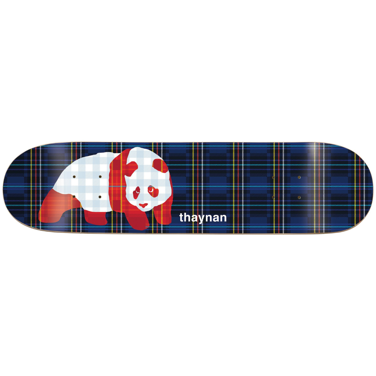 ENJOI DECK Thaynan Plaid Panda SUPER SAP Custom Shape 8.75"x31.8"