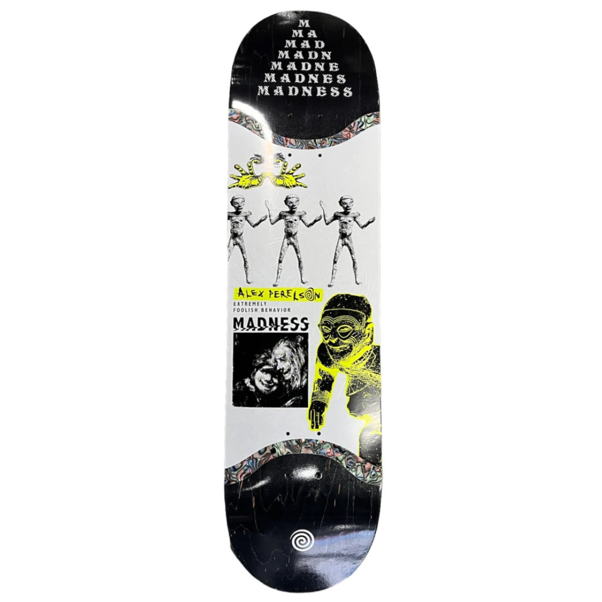 MADNESS DECK DELUSION SLICK SUPER SAP-Black Alex PERELSON 8.38"x32.4"