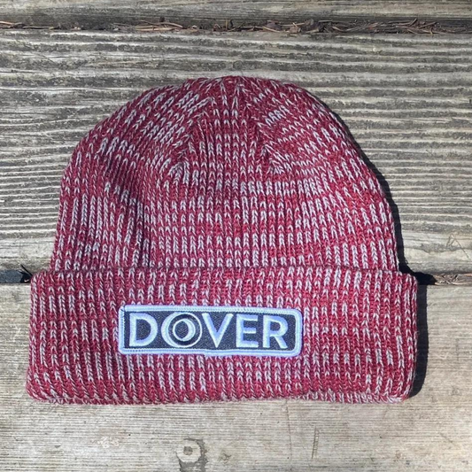 DOVER Red and Grey Waffle Beanie ニット帽