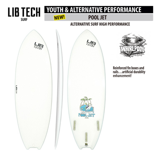 LIBTECH SURFBOARD POOL JET 4'10"(22.3cl)/リブテック サーフボード プールジェット