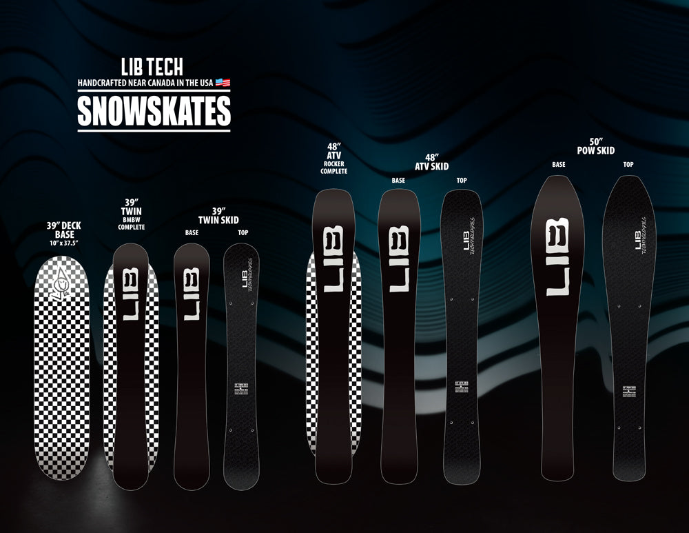 2324 LIBTECH SNOWSKATE 48" ROCKER COMPLETE