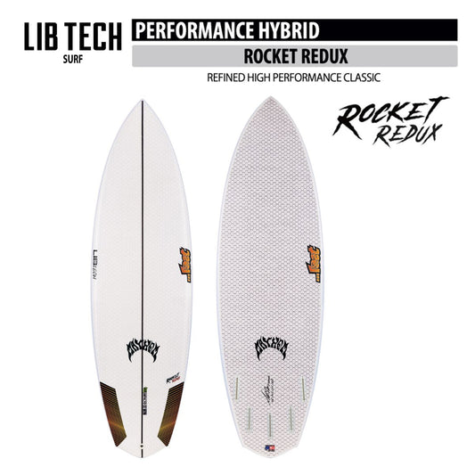 LIBTECH SURFBOARD ROCKET REDUX 5'6"(28.50cl)/リブテック サーフボード ロケットリデックス