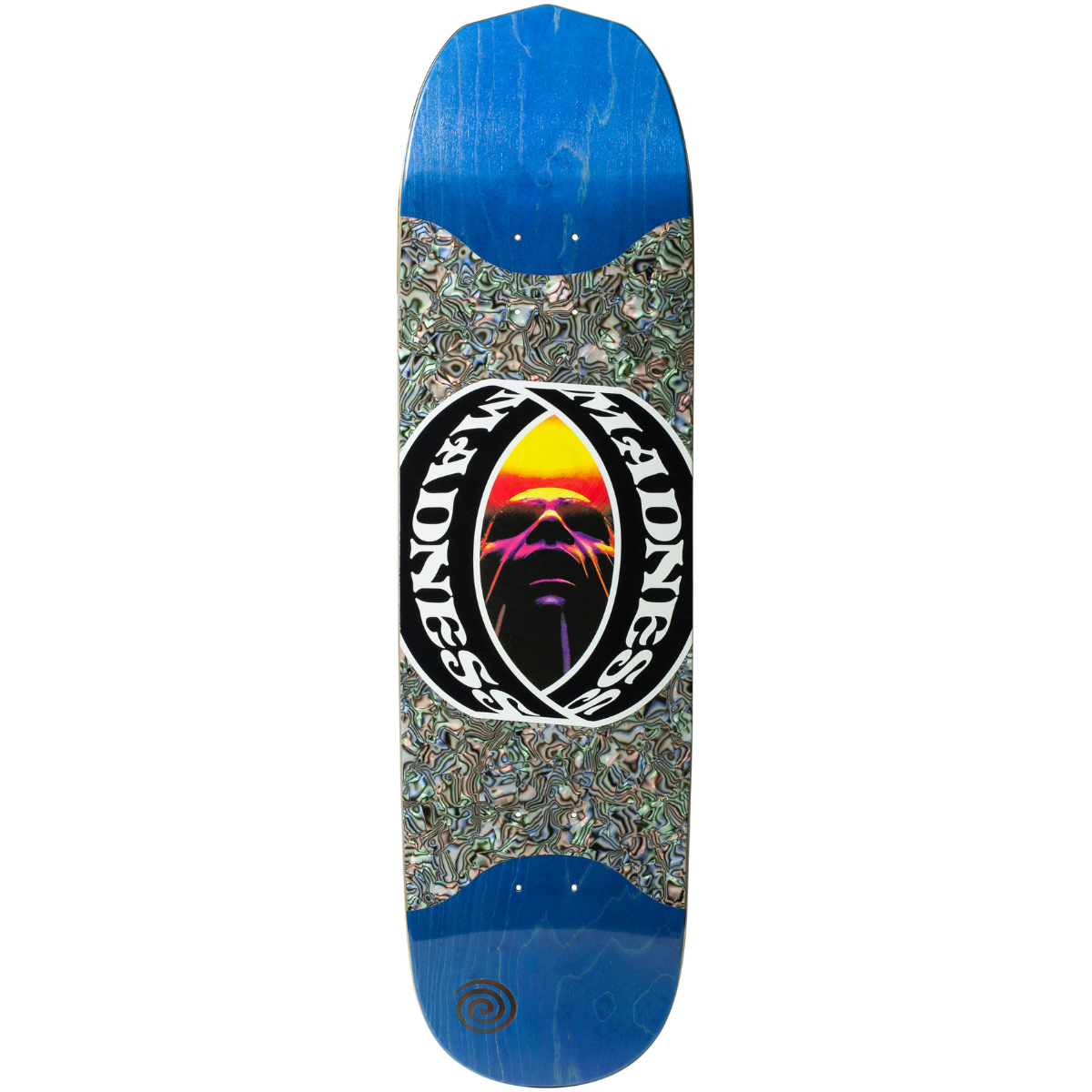 MADNESS DECK VISION RIP SLICK Blue/multi 8.5"x32.2"