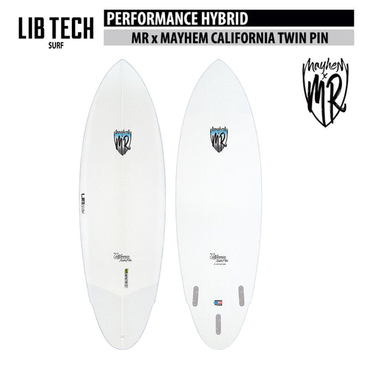 LIBTECH SURFBOARD MRｘMAYHEM CALIFORNIA TWIN PIN/リブテック サーフボード メイヘムカリフォルニアツインピン