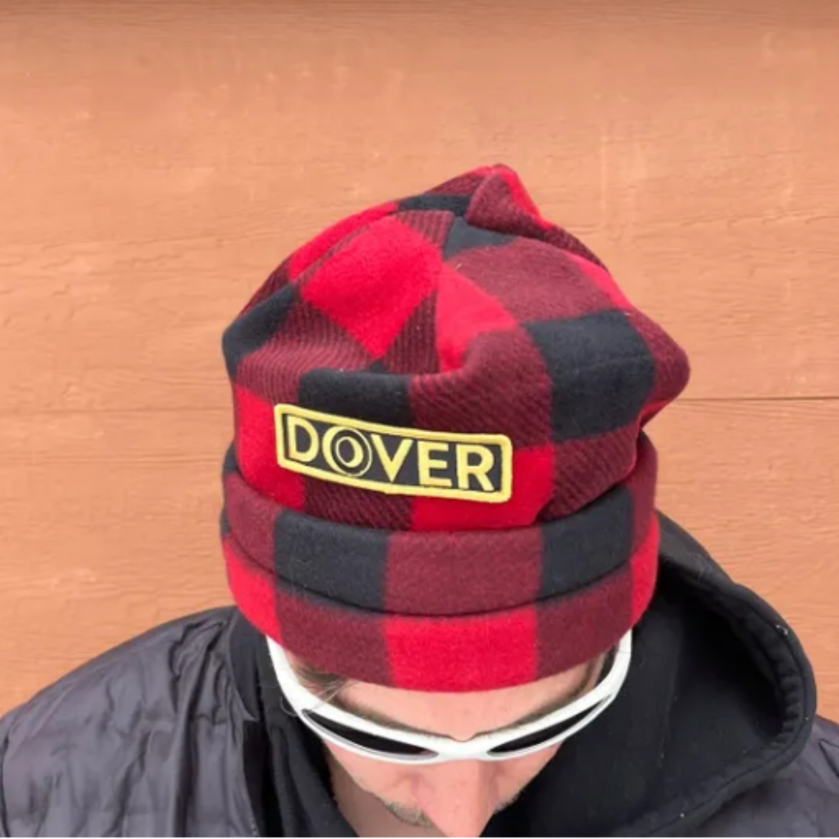 DOVER Red Plaidie Fleece Hat フリース帽