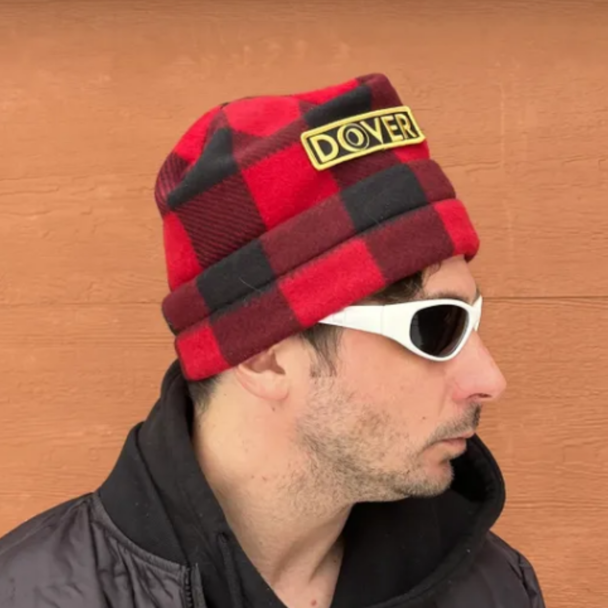 DOVER Red Plaidie Fleece Hat フリース帽