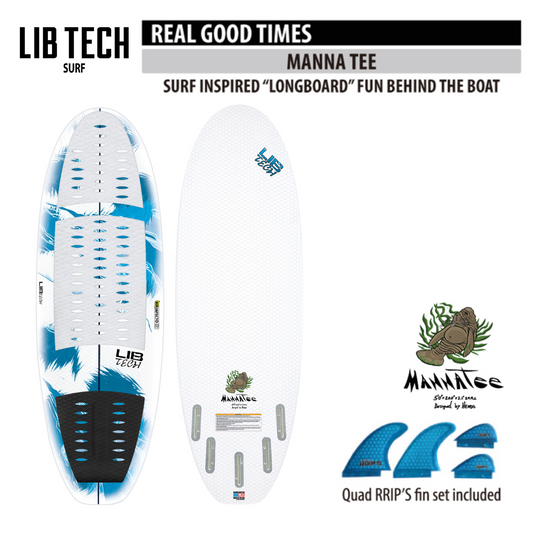 LIBTECH WAKE SURF MANNA TEE 5'0"(24.9cl)/リブテック ウェイクサーフボード マナティー