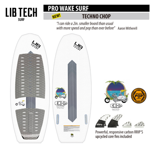 LIBTECH WAKE SURF TECHNO CHOP 4'4"(19.3cl)/リブテック ウェイクサーフボード テクノチョップ