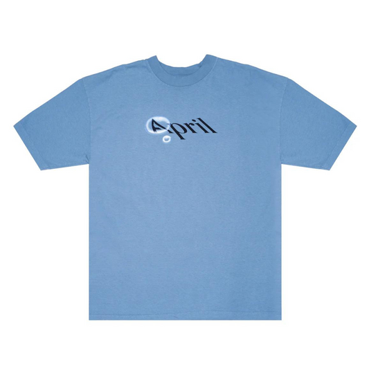 APRIL S/S Tee BUBBLE Clear Blue