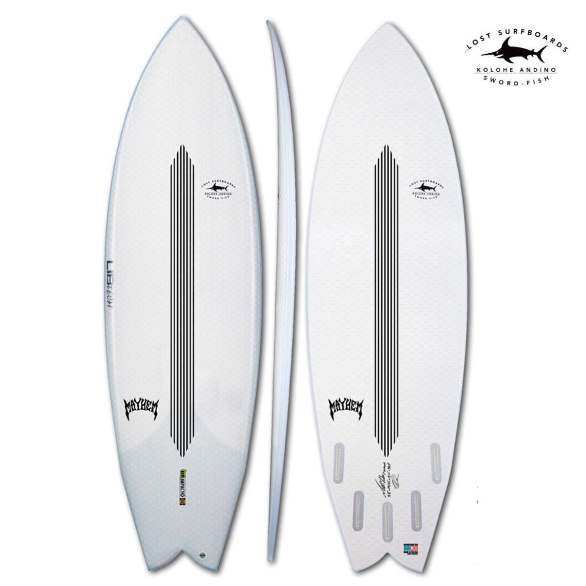 【訳あり品】LIBTECH SURFBOARD K.A. SWORDFISH EXACTA PRO DIMS 5'9"