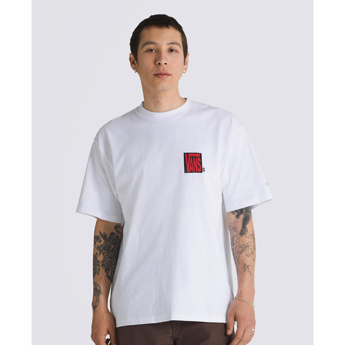 VANS SKATE AVE SS TEE White / ヴァンズ スケートエーヴィーィー 半袖Ｔシャツ 白