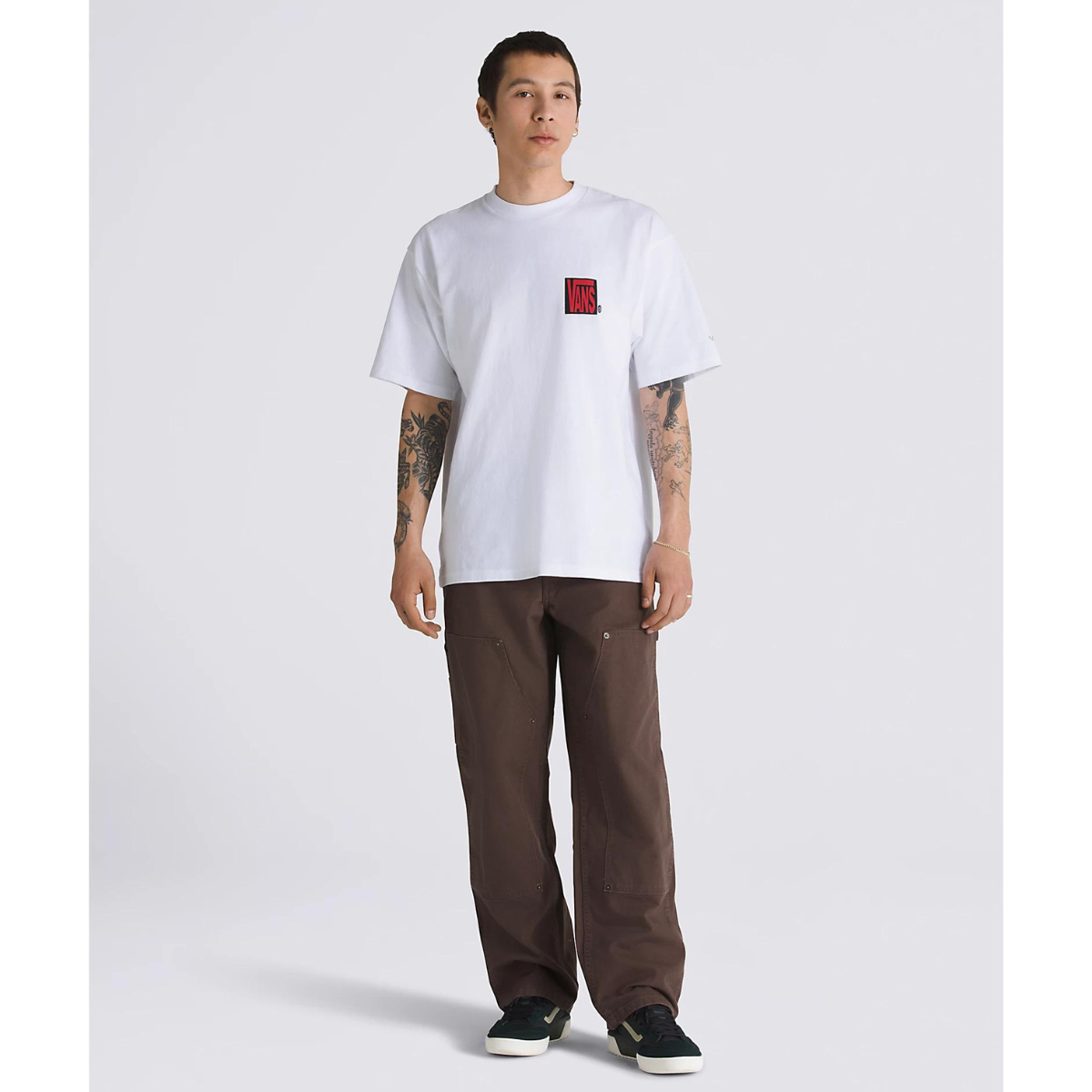 VANS SKATE AVE SS TEE White / ヴァンズ スケートエーヴィーィー 半袖Ｔシャツ 白