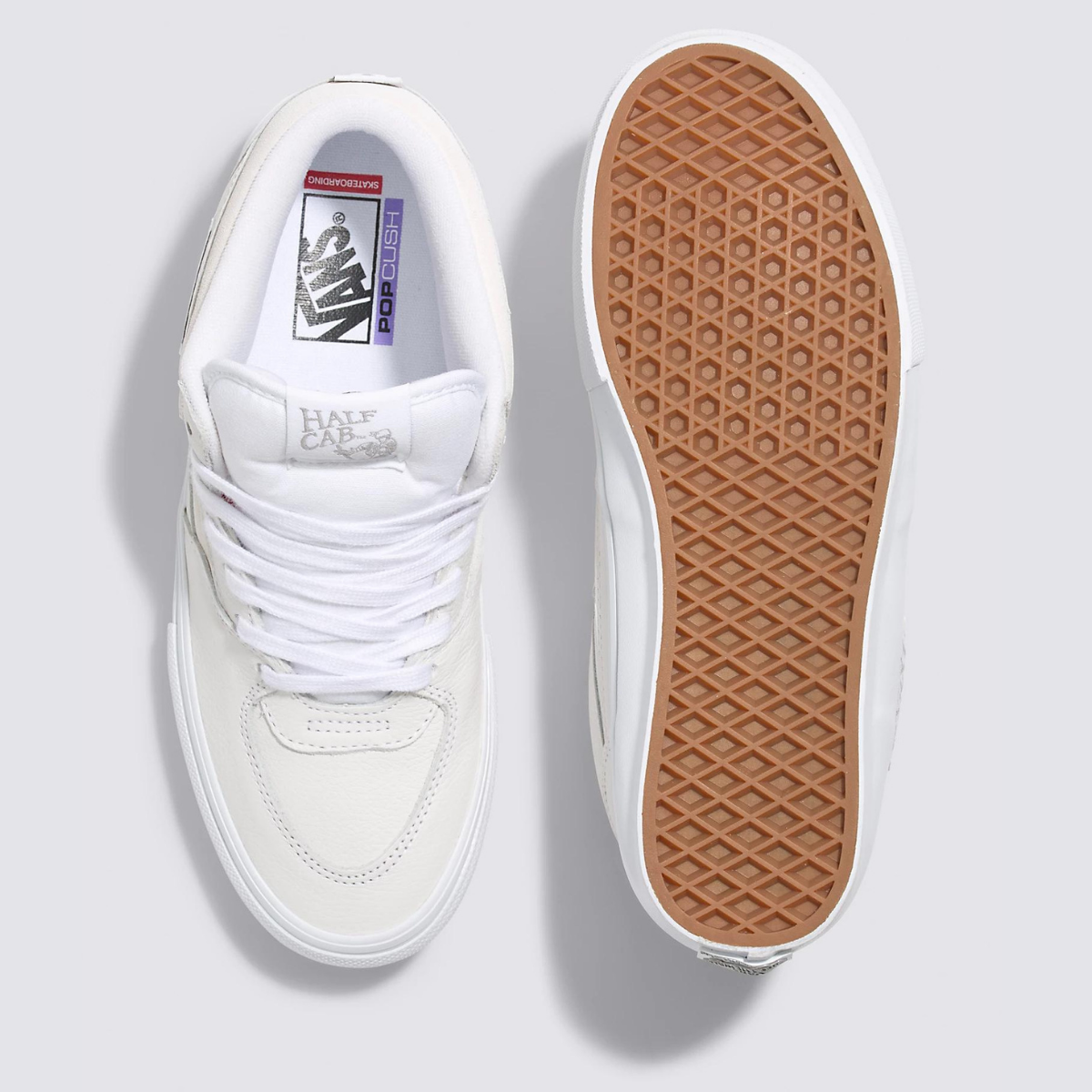 VANS SKATE HALF CAB Daz white/white / ヴァンズ ハーフキャブ ダズ ホワイト