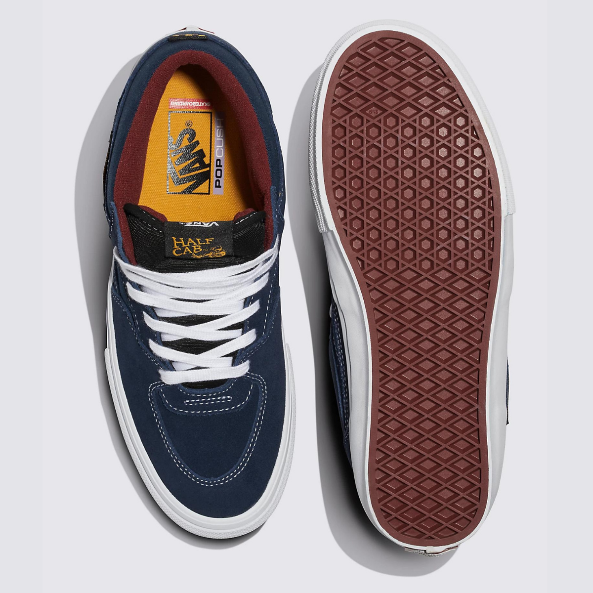 VANS SKATE HALF CAB Navy/burgundy / ヴァンズ ハーフキャブ ネイビーバーガンディ