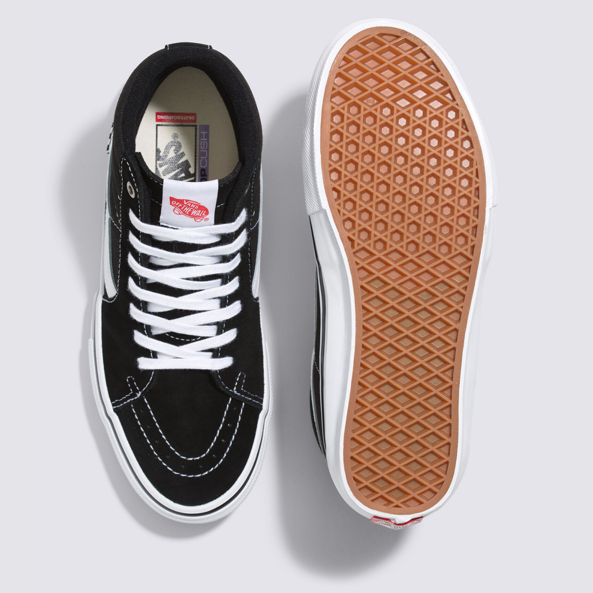 VANS SKATE SK8-HI Black/white / ヴァンズ スケートスケハイ 黒